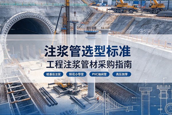 兖州注浆管选型标准
