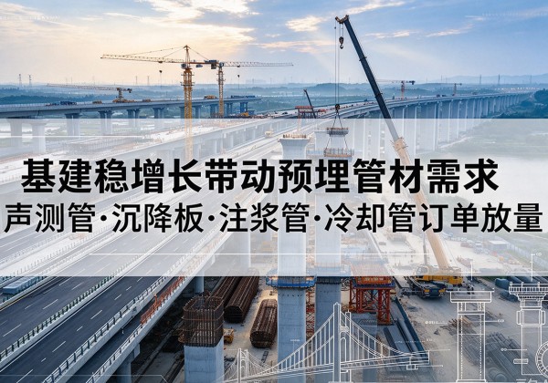 兖州基建稳增长带动预埋监测管材需求，声测管、沉降板、注浆管订单持续放量