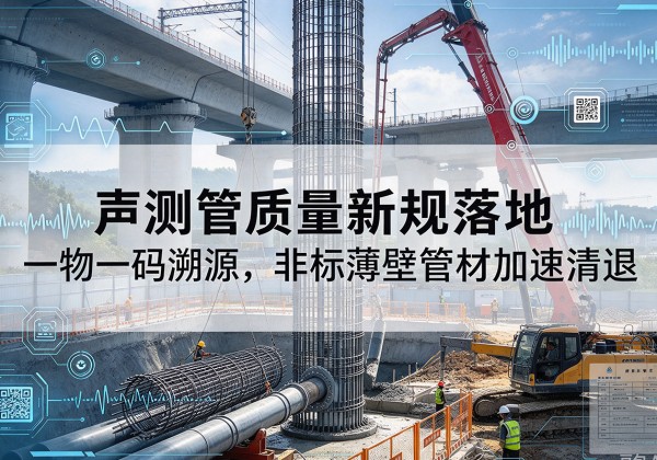 兖州声测管质量新规落地，一物一码溯源，非标薄壁管材加速清退